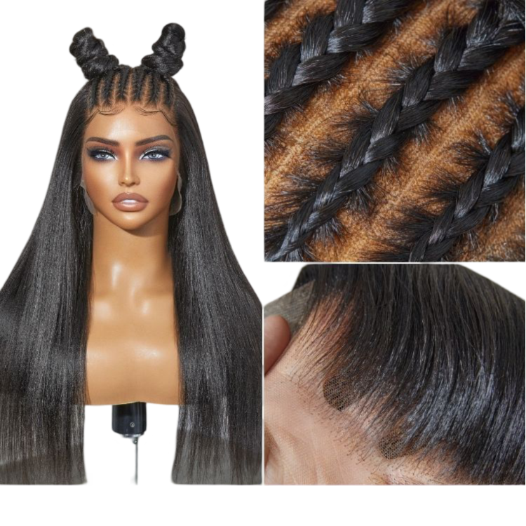 13x5 Ready to Go Frontal Wig | Nature Max Yaki Straight Ear-to-ear Glueless HD Lace C Part Wig